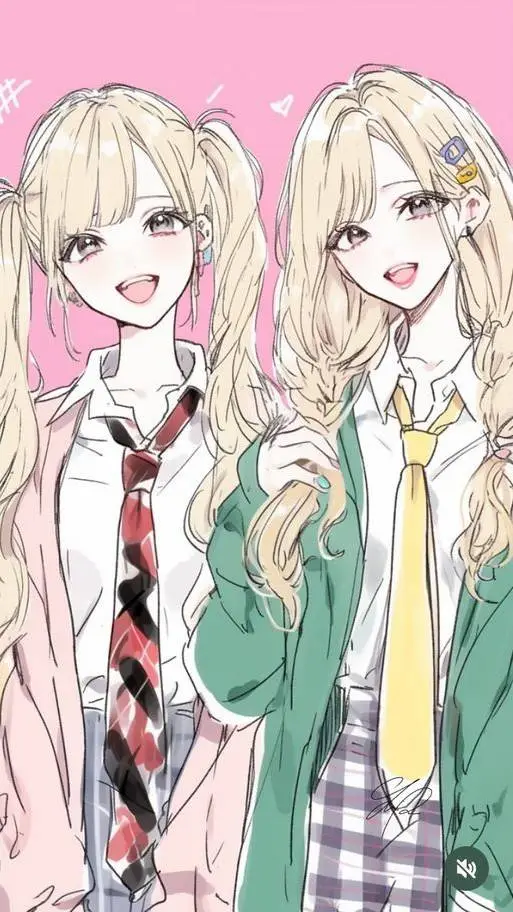 ai character: Kaede and Makede  background