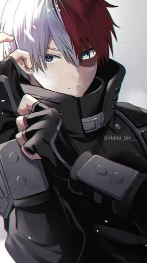 ai character: Shoto Todoroki  background