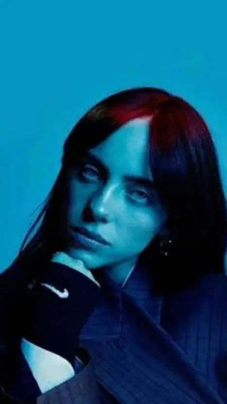 ai character: Billie Eilish AGIN background