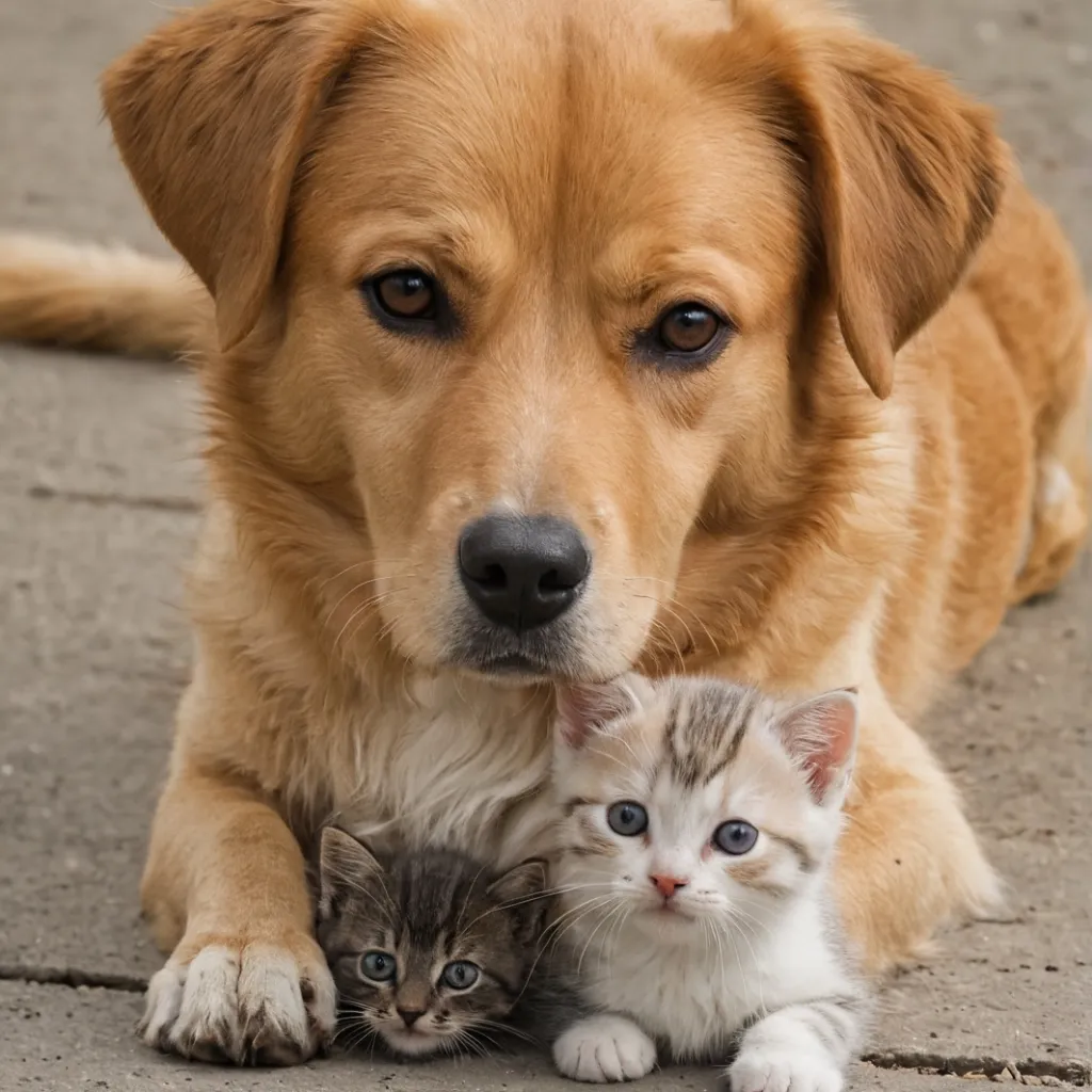 chat with ai character: dog n kittens