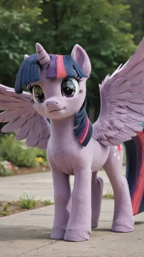 ai character: Twilight sparkle  background