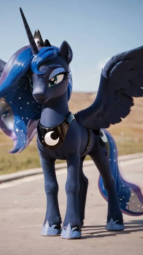 ai character: Princess Luna  background