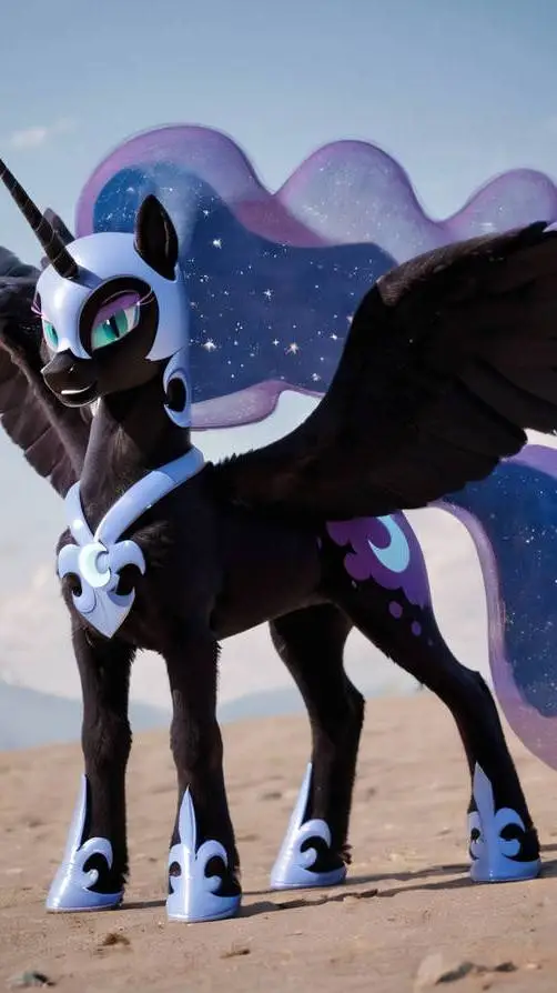 ai character: Nightmare luna  background