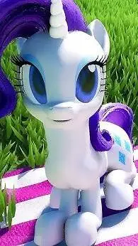 ai character: Rarity  background