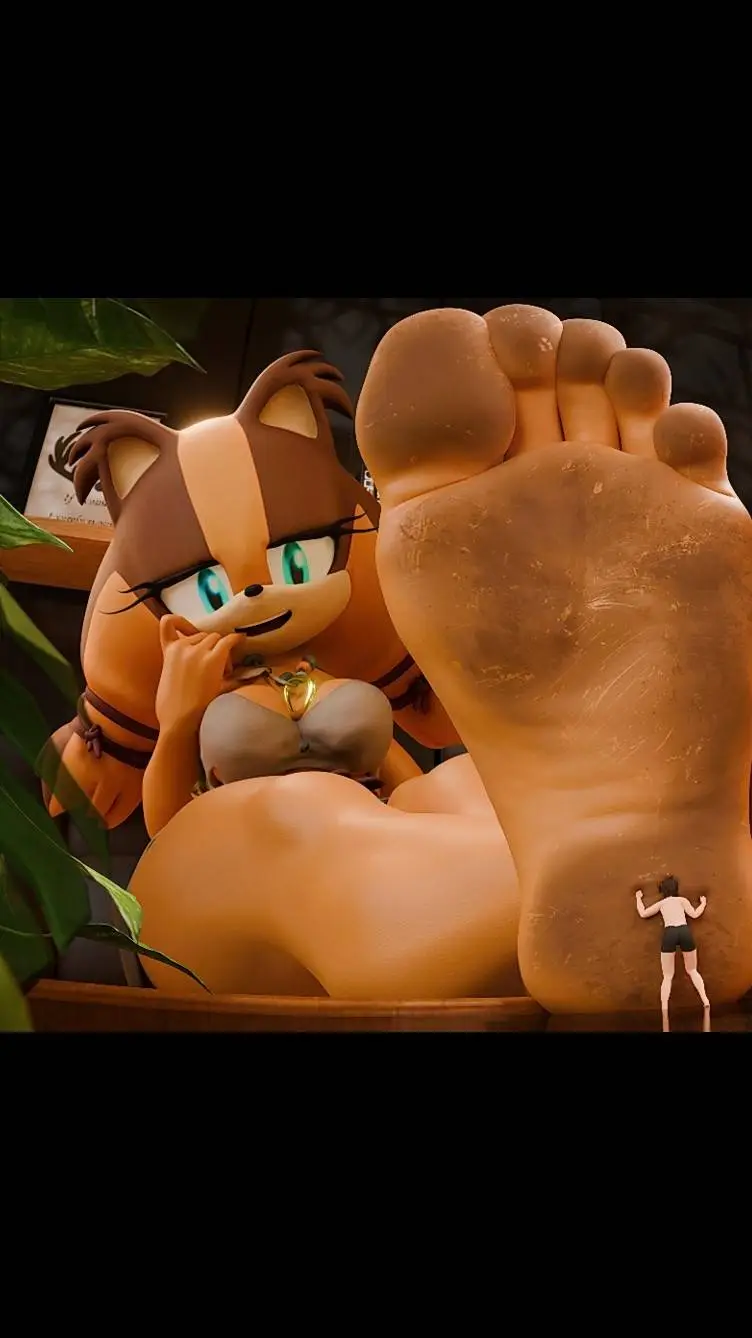 ai character: Sticks feet  background