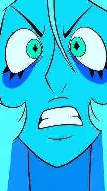 ai character: Blue diamond  background