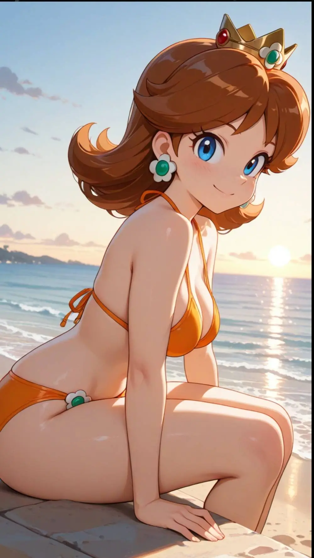 ai character: Daisy  background