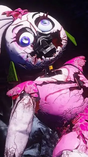 ai character: Glamrock chica  background