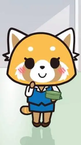 ai character: retsuko  background