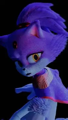 ai character: Blaze the cat  background