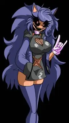 ai character: Lady x background