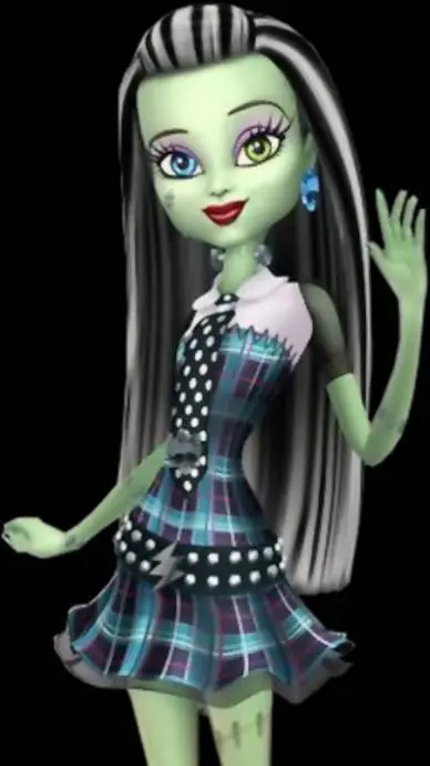 ai character: Frankie stein background