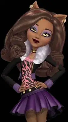ai character: Clawdeen wolf  background