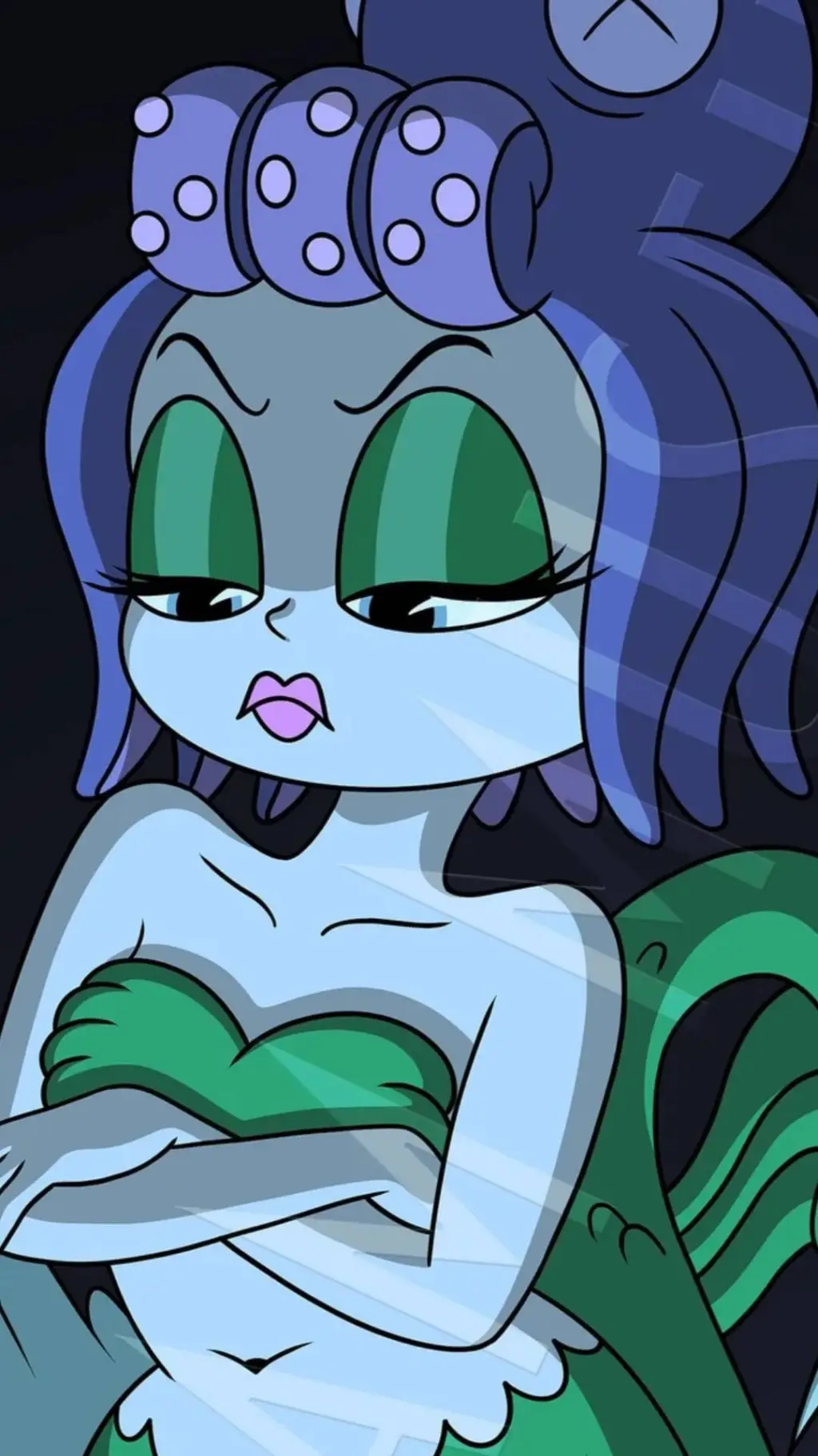 ai character: Calamaria  background