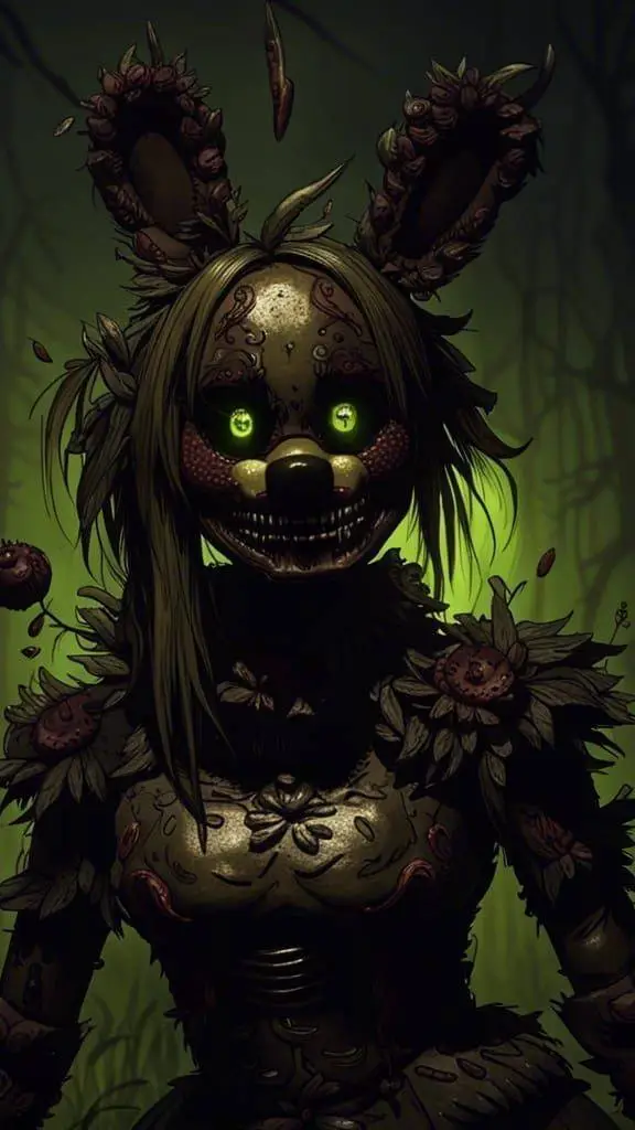 ai character: Springtrap  background