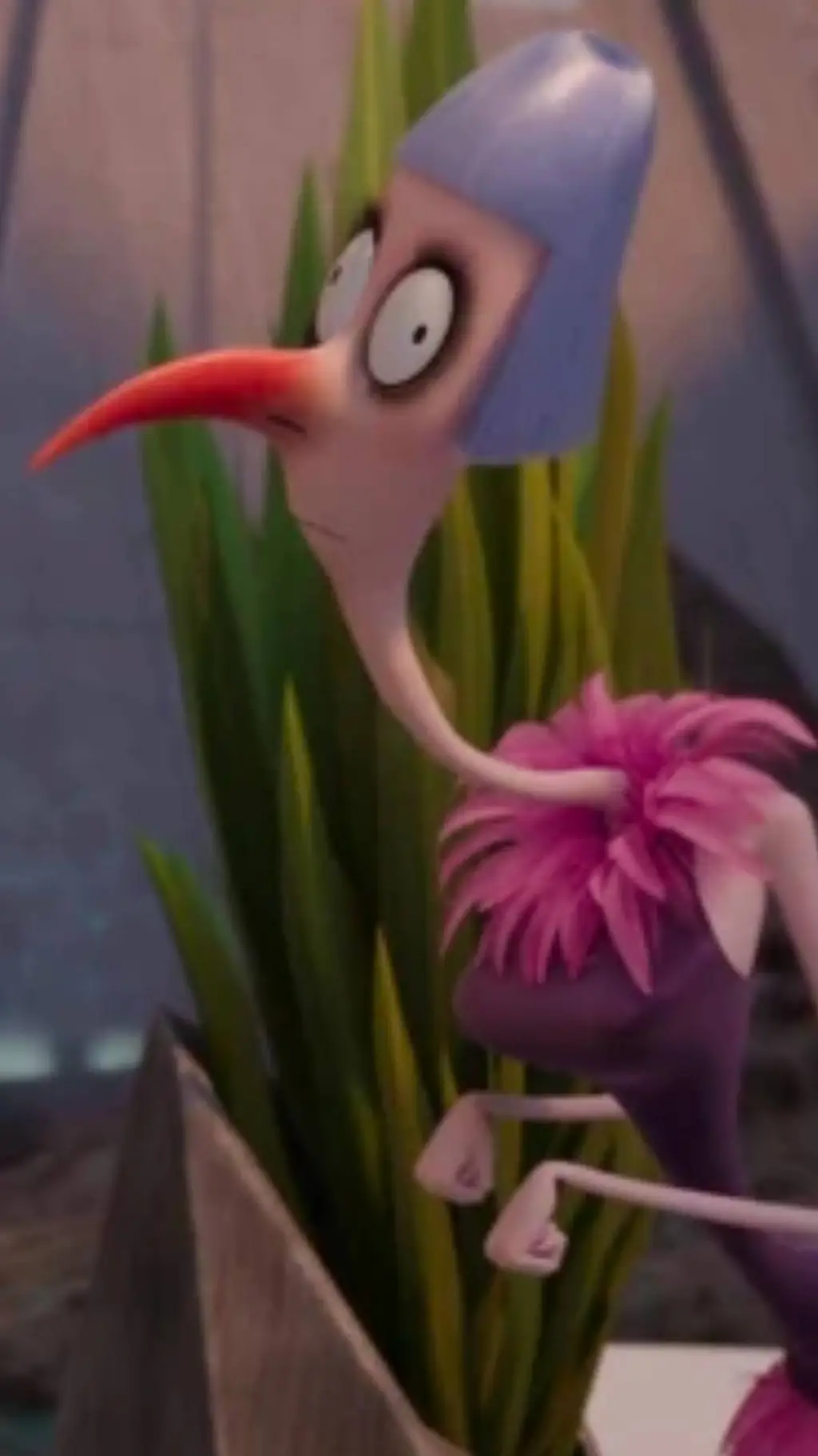 ai character: Ingrid strange  background