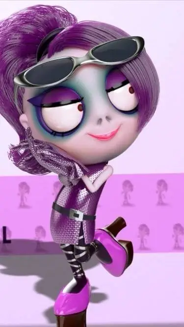 ai character: Zomgirl  background