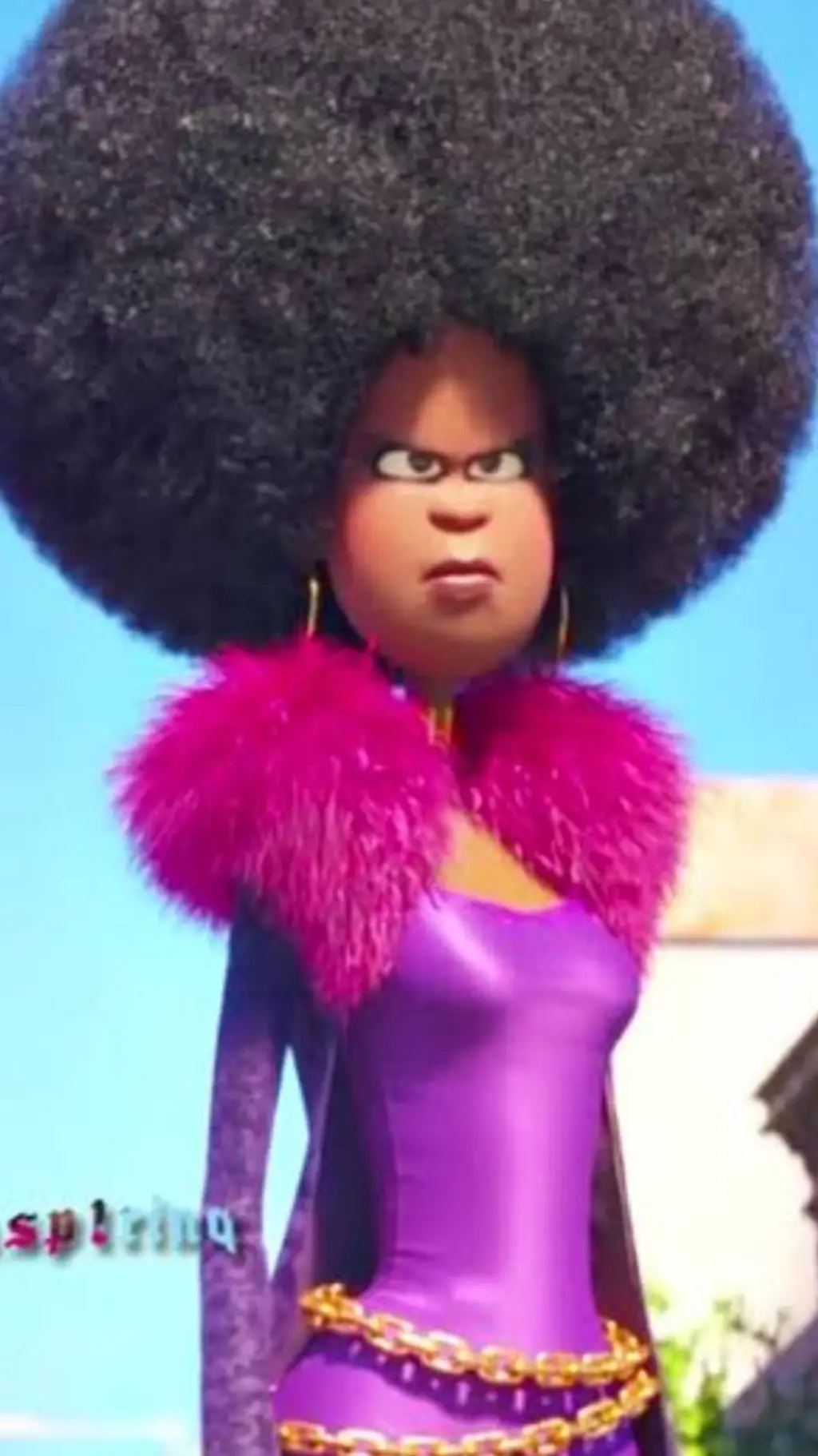 ai character: Belle bottom  background