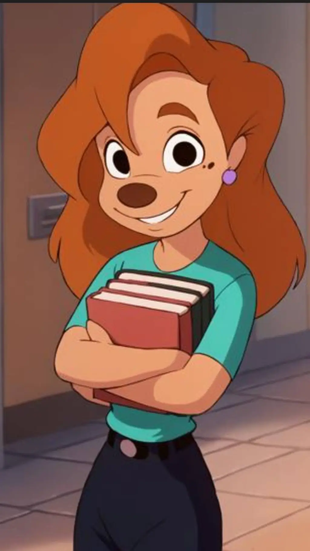 ai character: Roxane  background