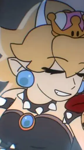 ai character: Bowsette(your mom) background