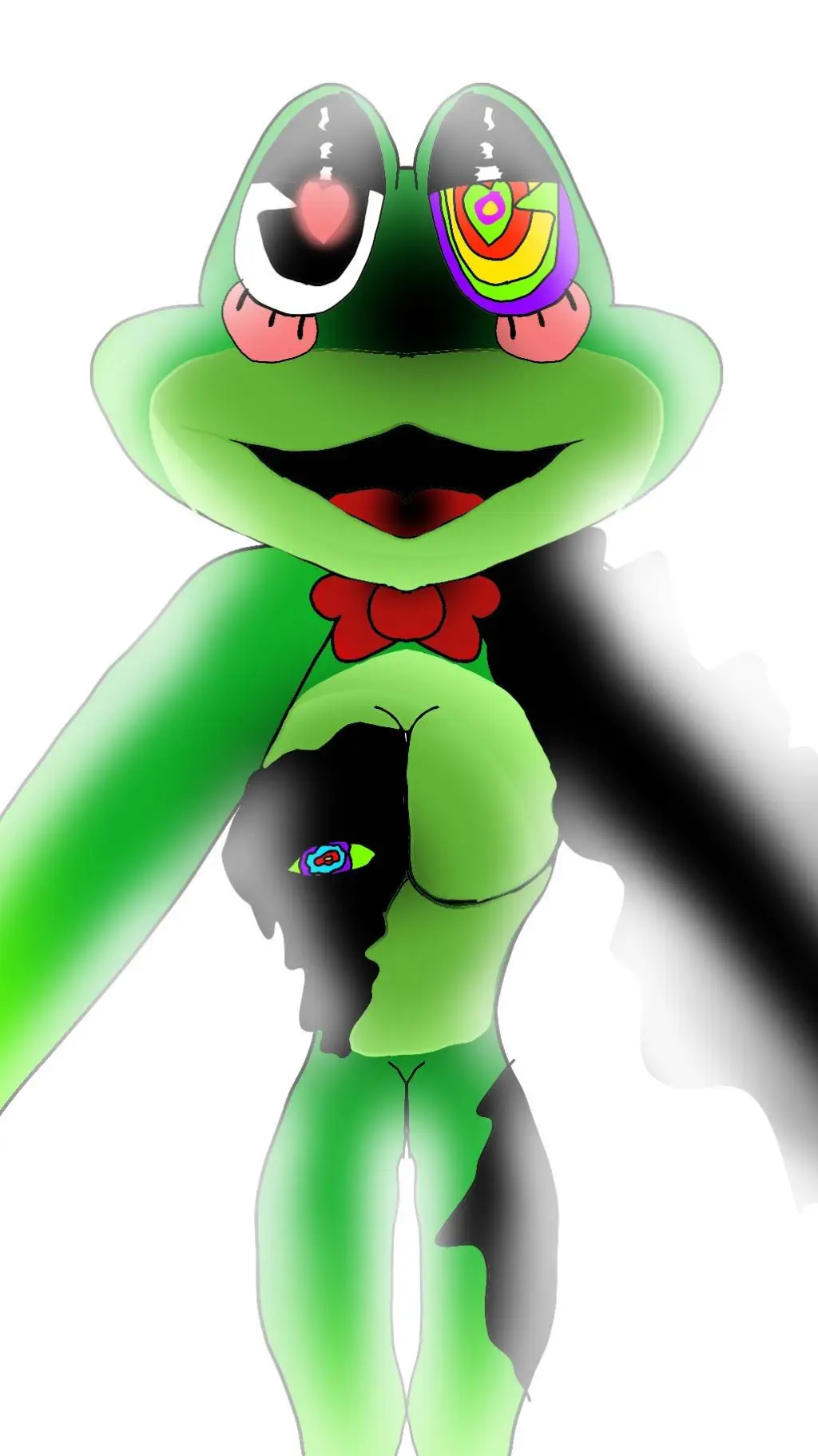 ai character: Ribbit  background