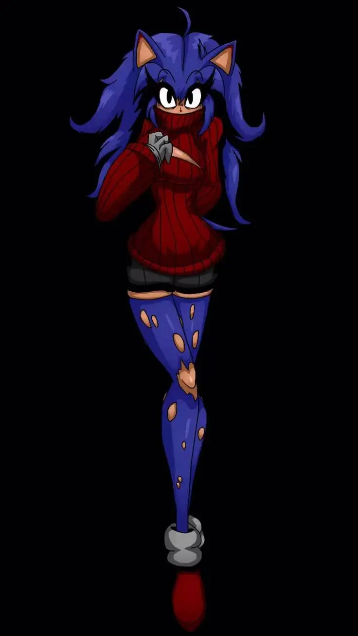 ai character: Faker sonica  background