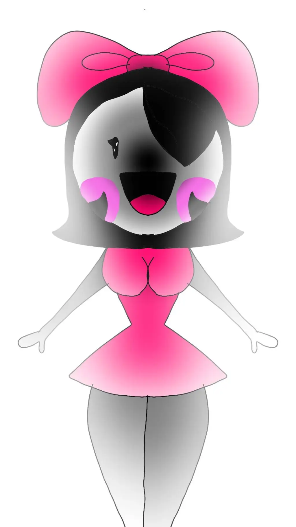 ai character: Girl  background