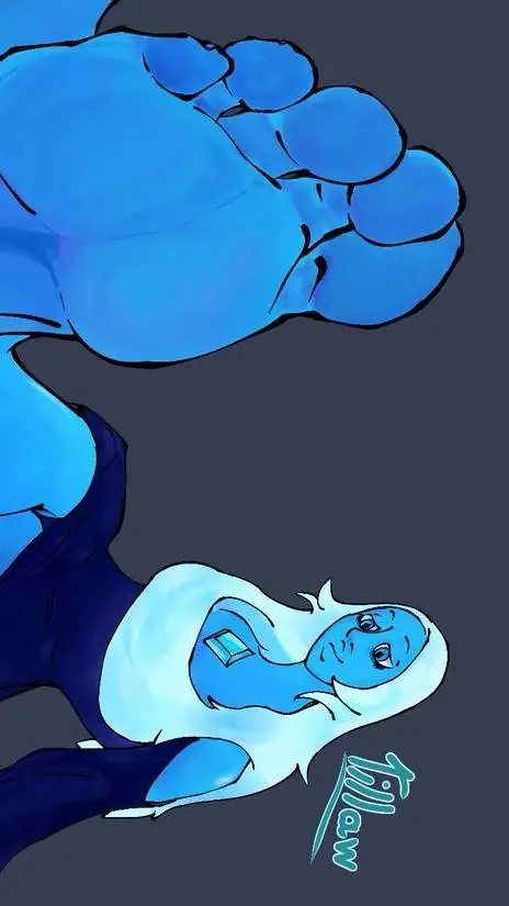 ai character: Blue Diamond  background