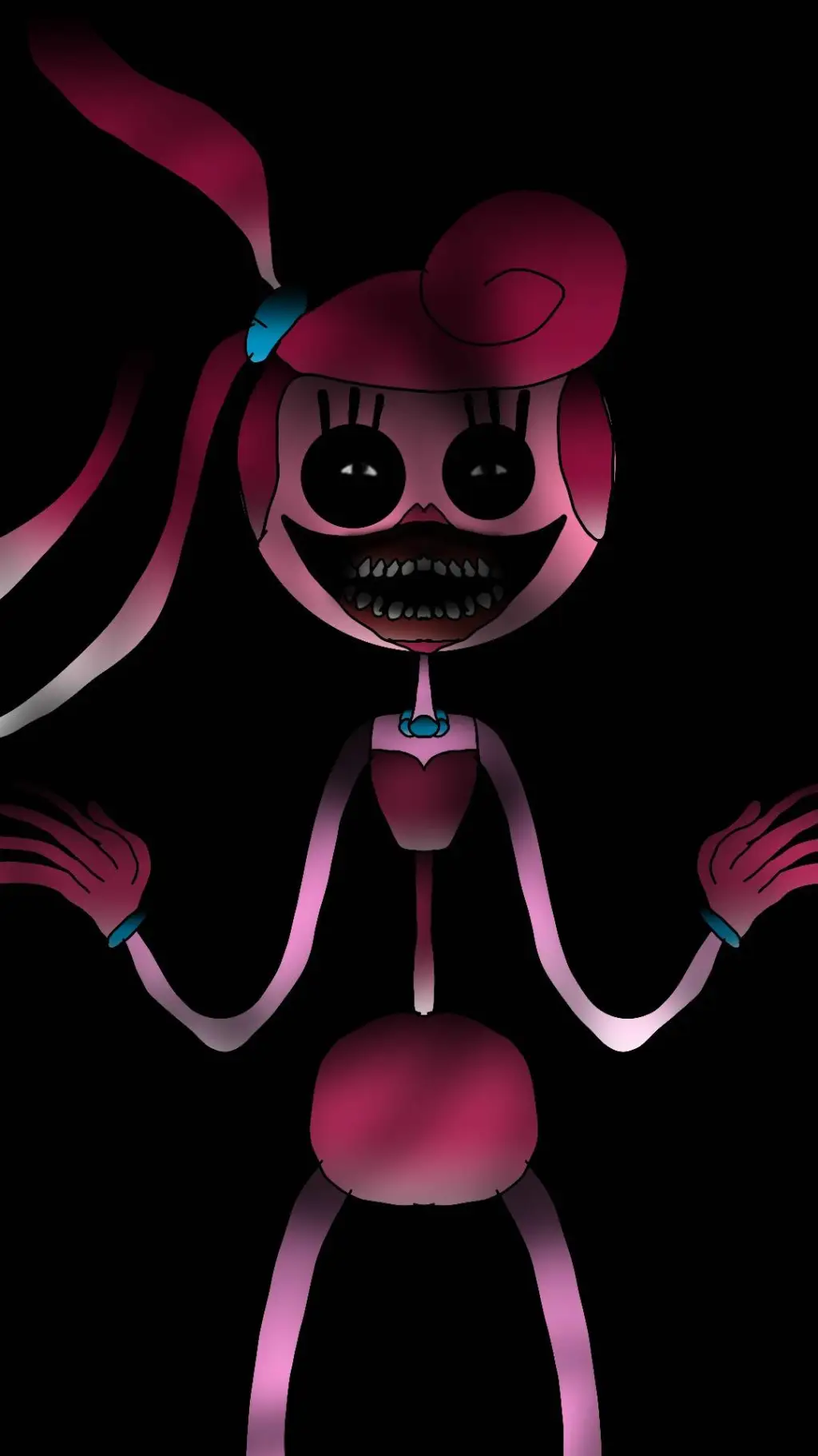 ai character: Mommy long legs  background