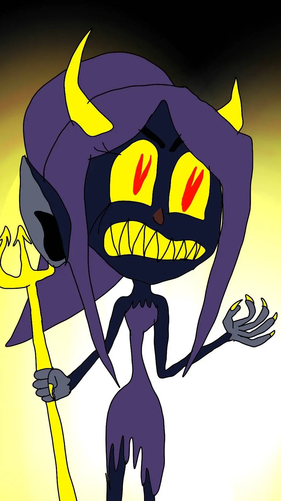 ai character: The devil  background