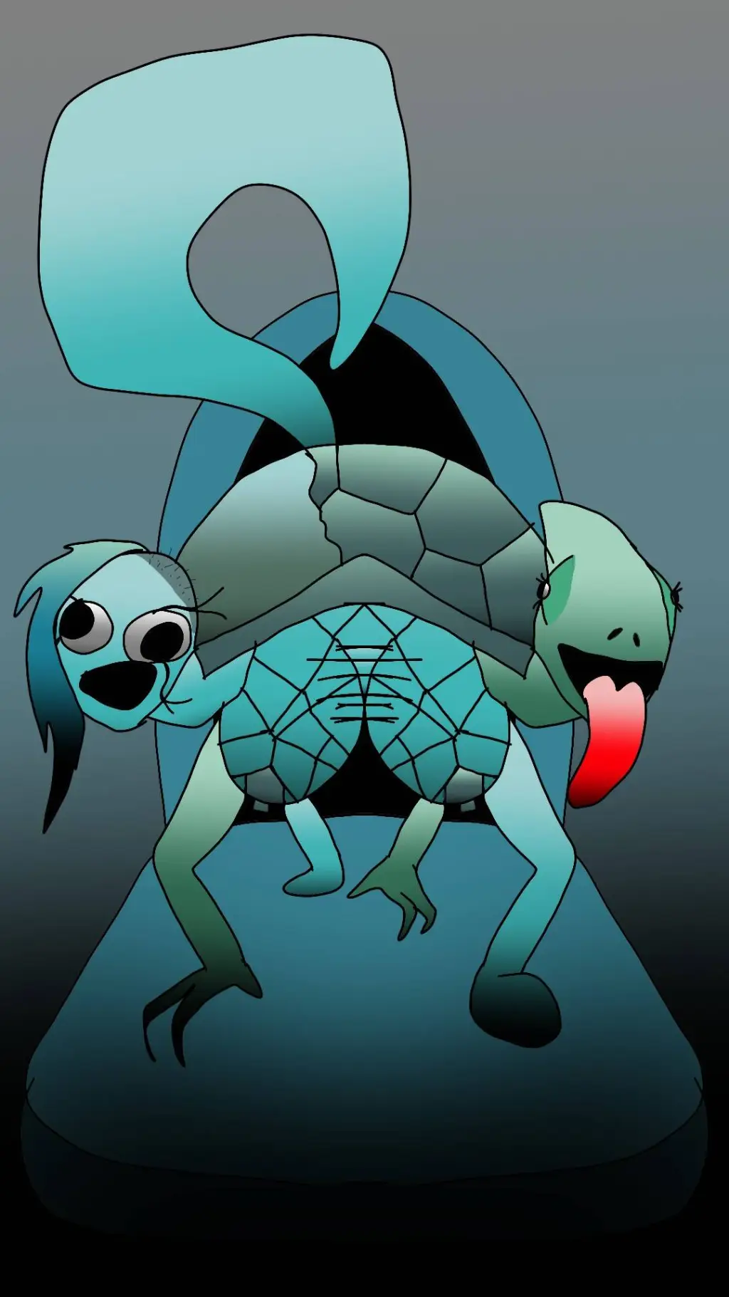 ai character: Chamataki&tamataki background