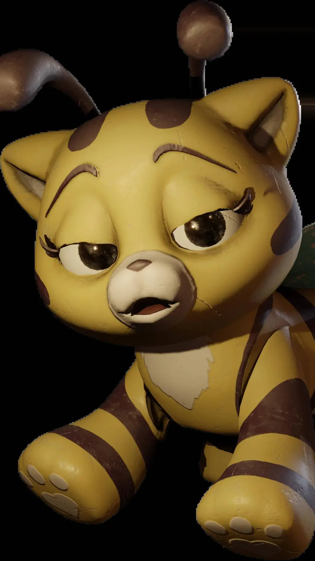 ai character: Cat bee  background