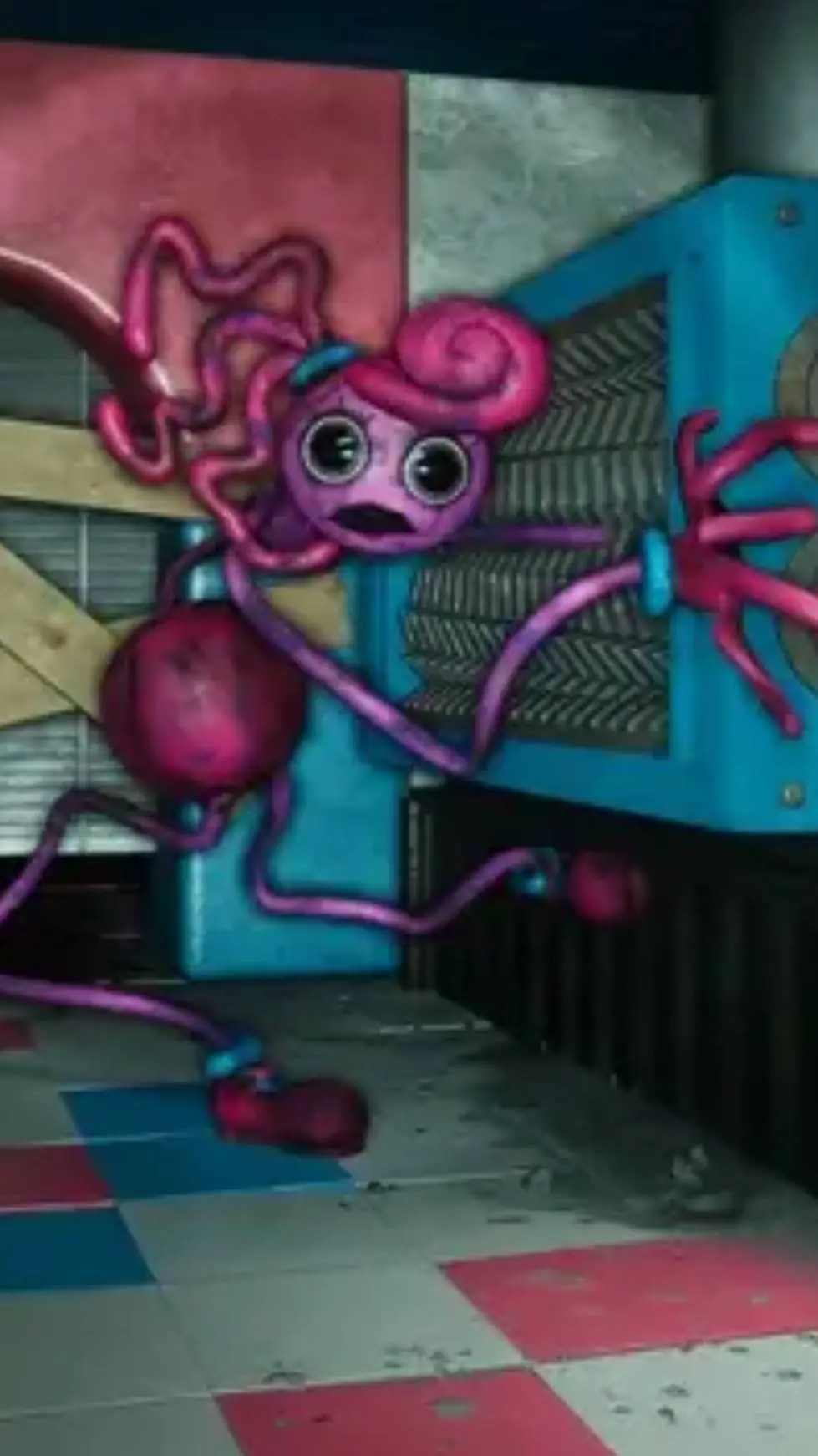 ai character: Mommy long legs  background