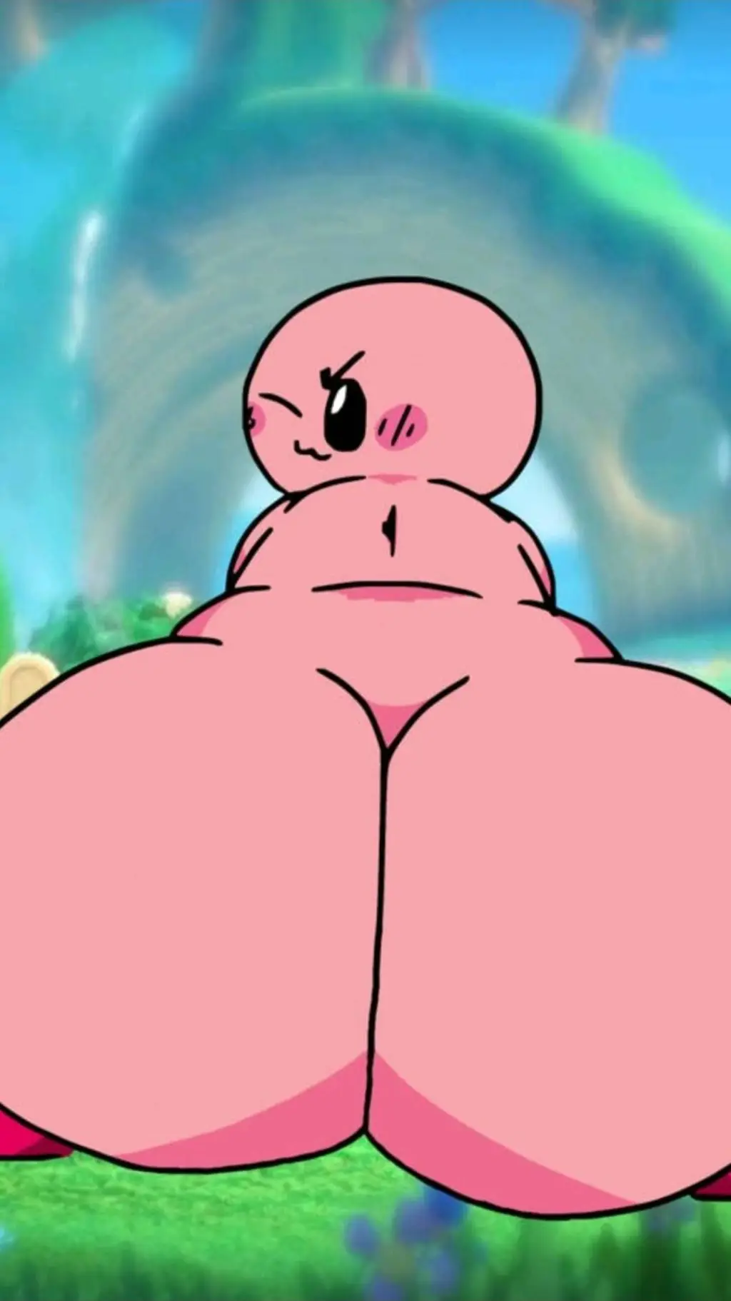 ai character: Kirby background