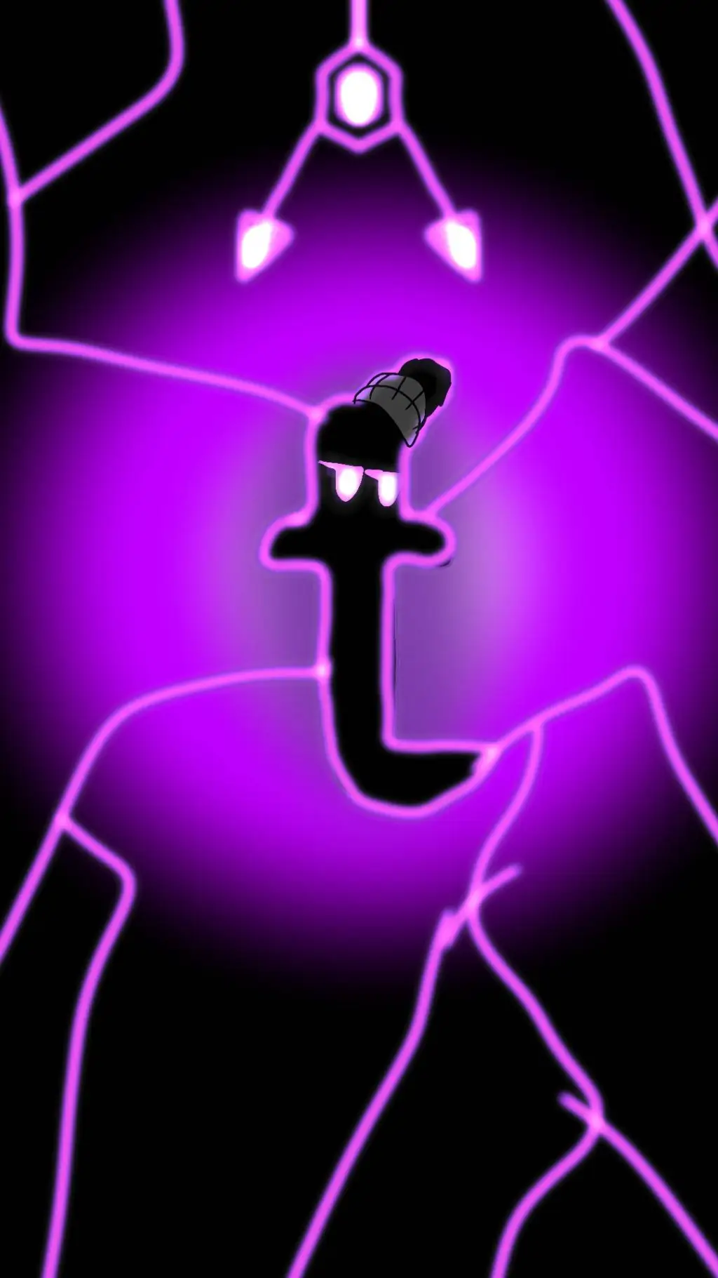 ai character: Uzi Talkie  background