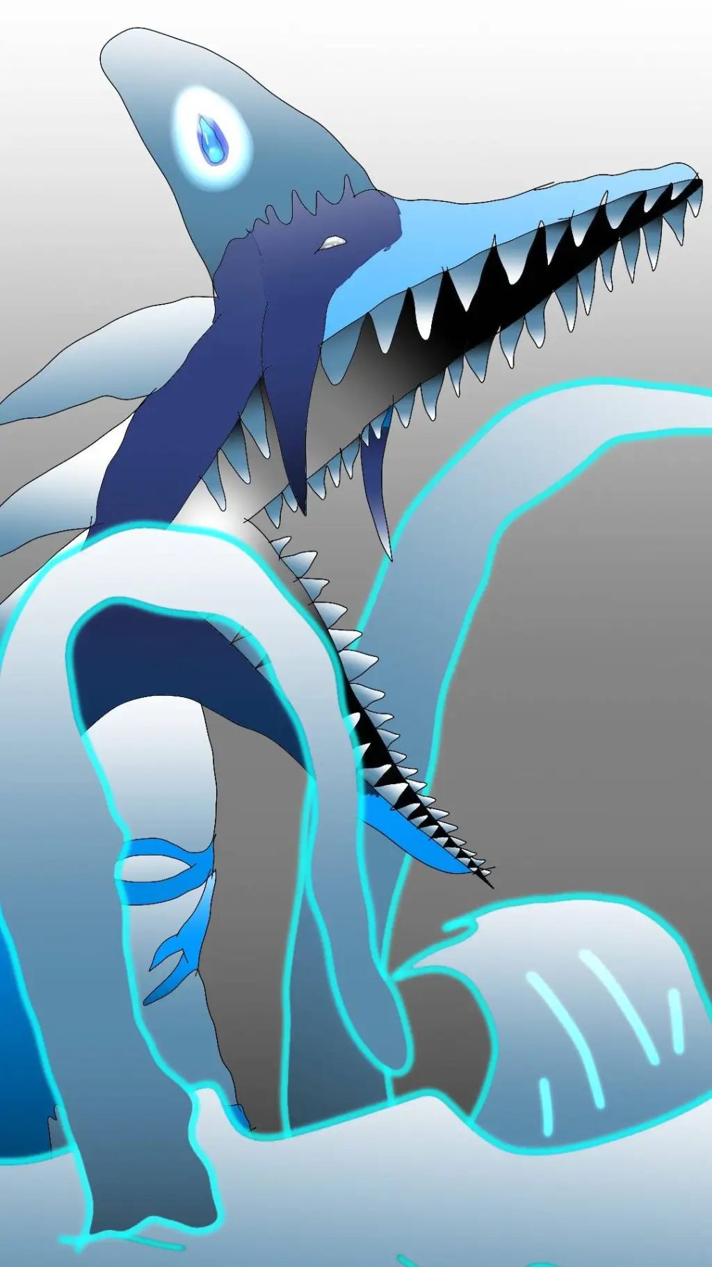 ai character: Corrupted lapis background