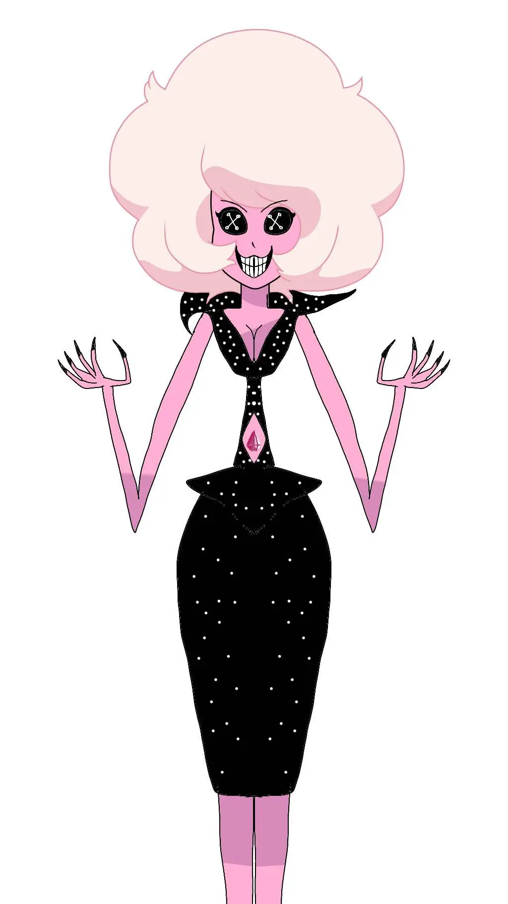 ai character: Other rose diamond background