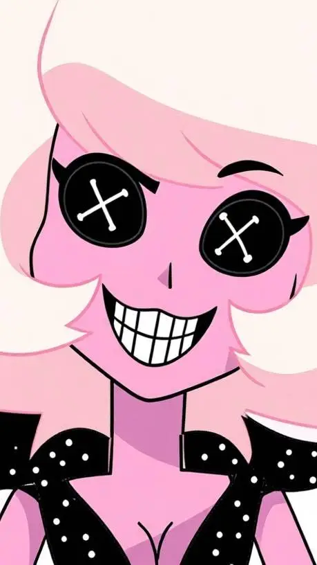 ai character: Other pink diamond background