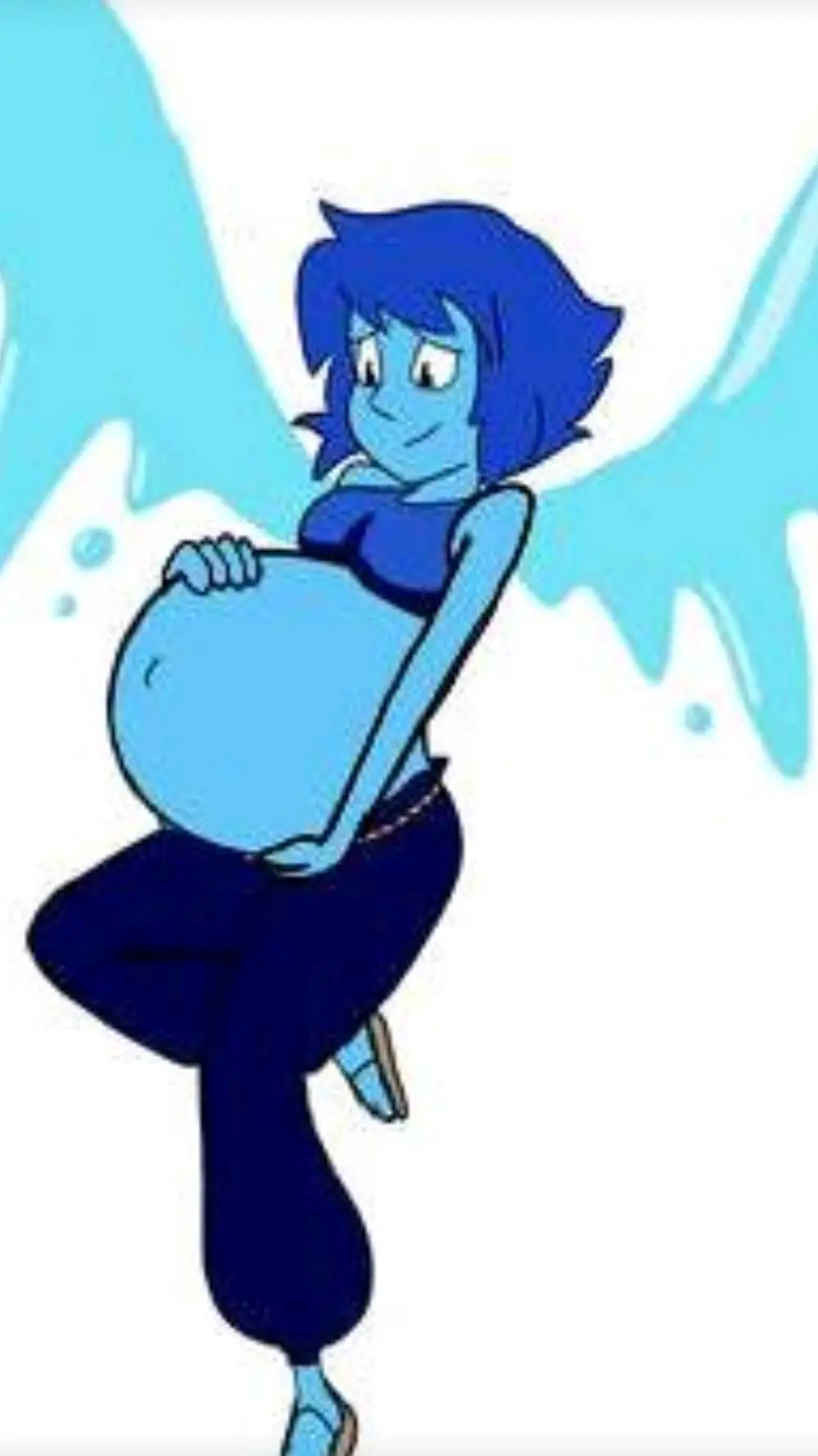 ai character: Lapis lazuli background