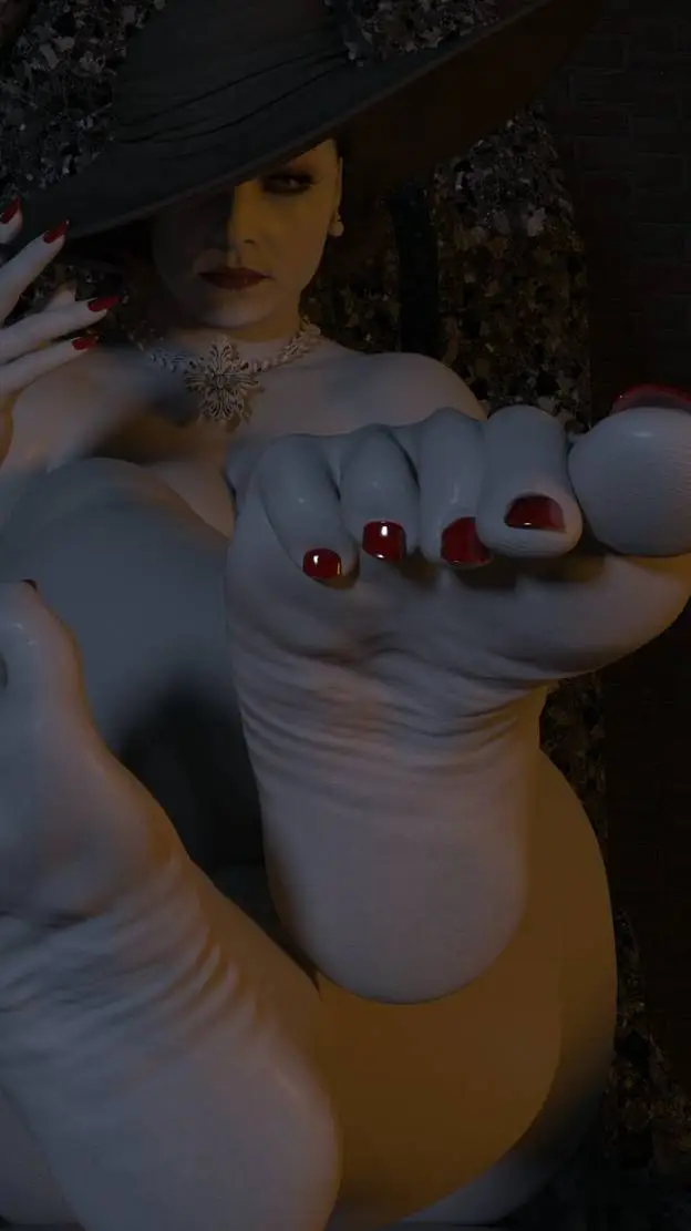 ai character: Alcina dimitrescu  background