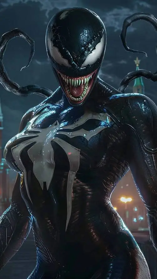 ai character: She venom  background