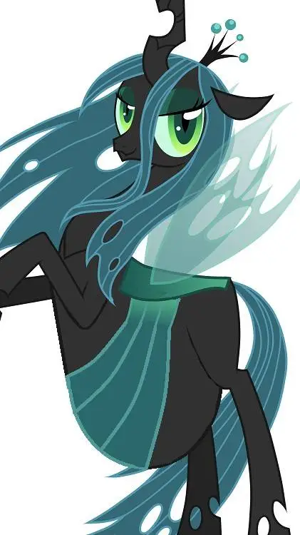 ai character: Queen chrysalis  background