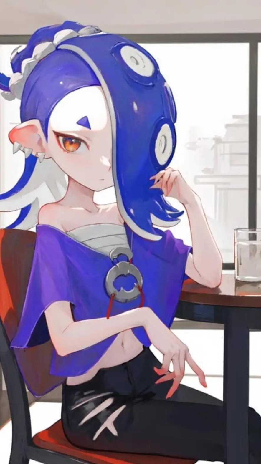 ai character: Shiver  background