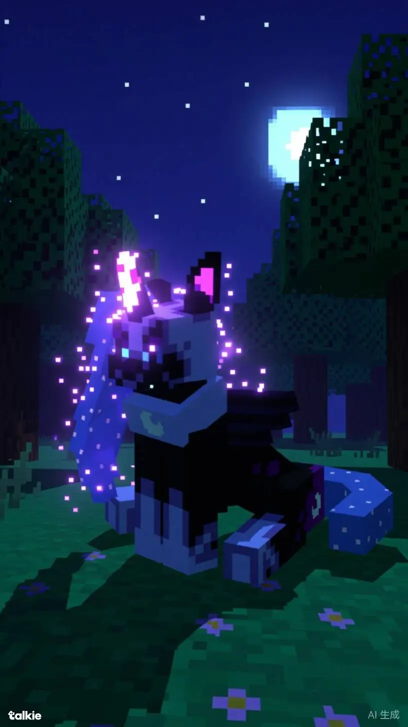 ai character: Nightmare luna  background