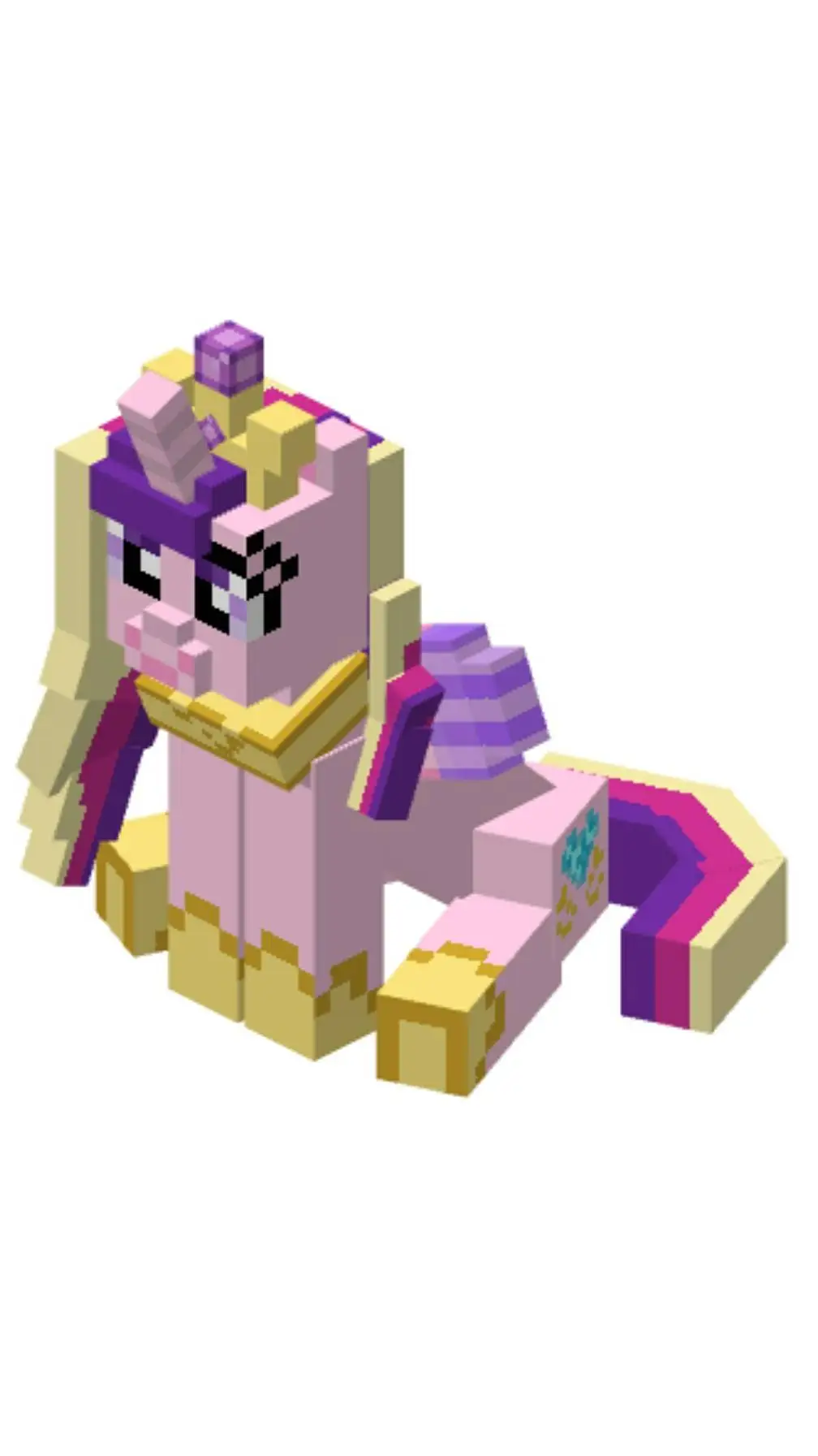 ai character: Princess cadance  background