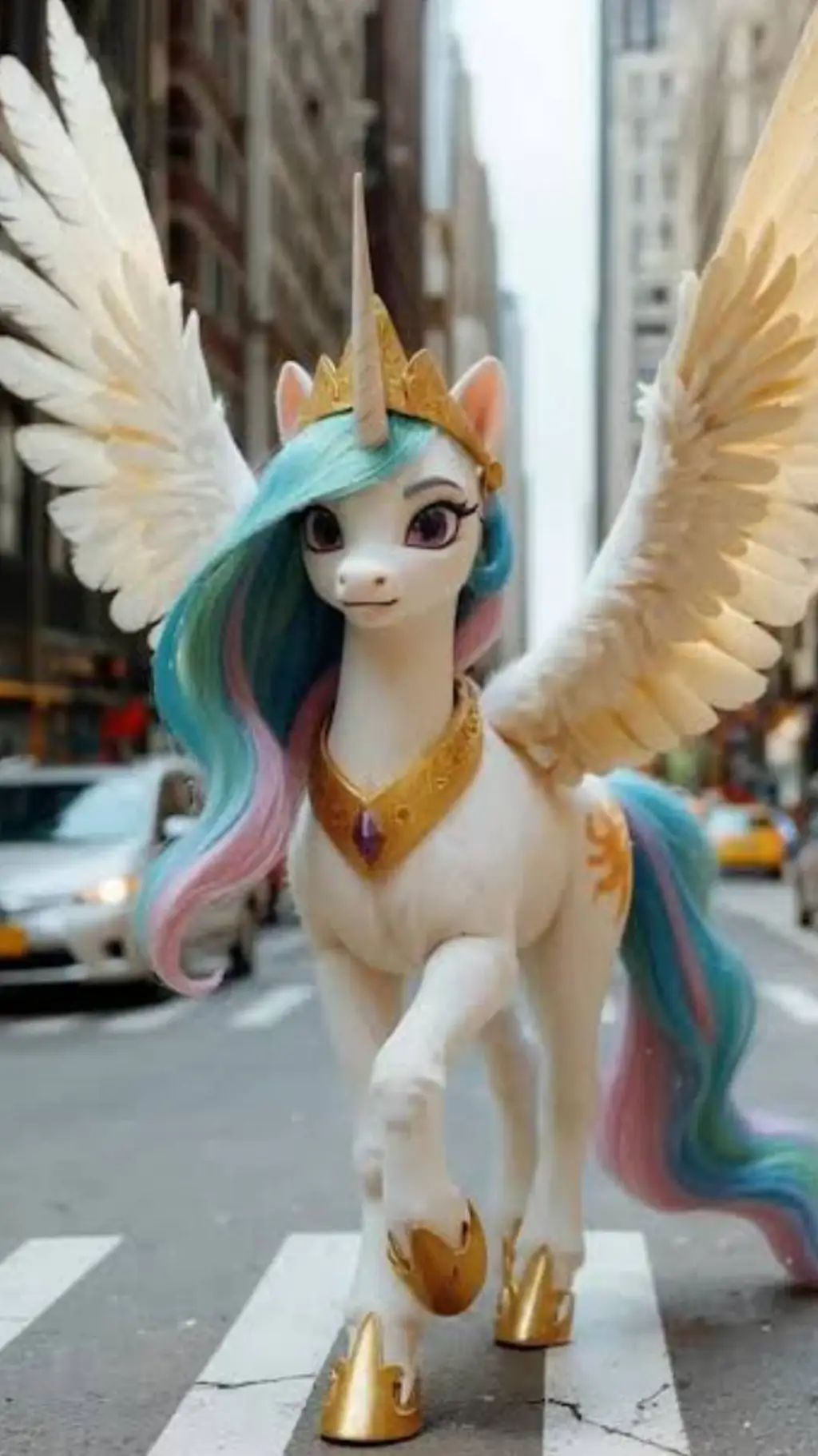 ai character: Princess celestia  background