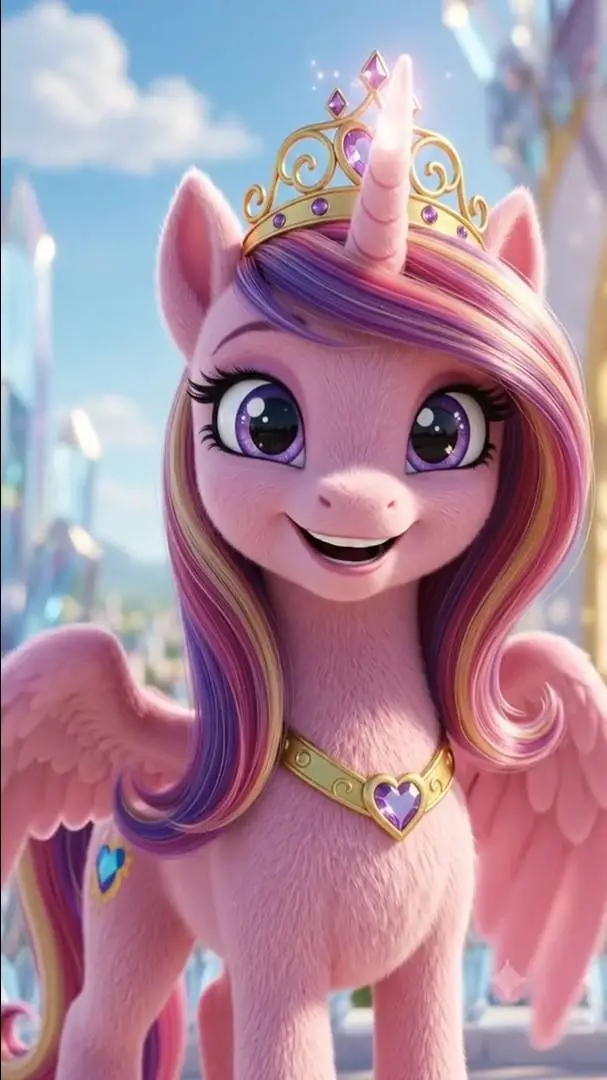 ai character: Princess cadance  background