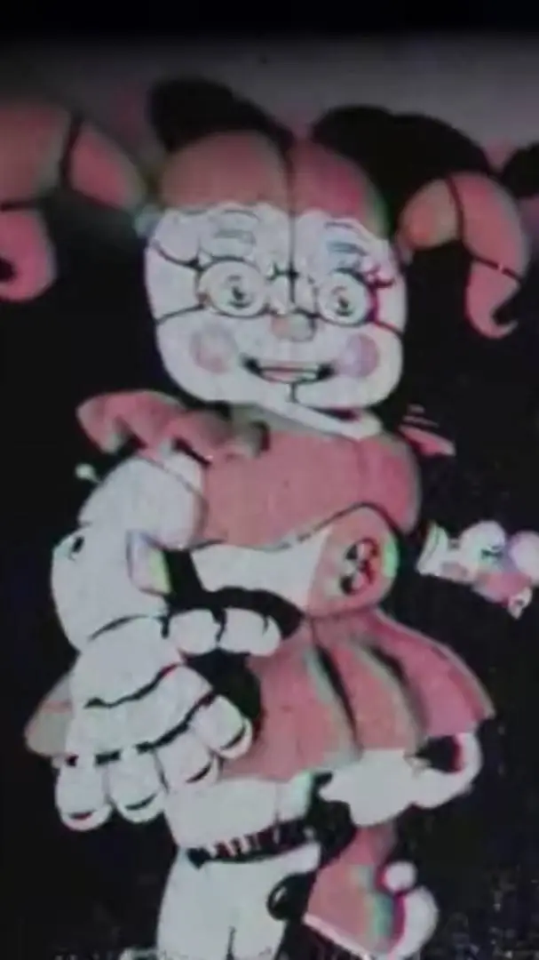 ai character: Circus baby  background