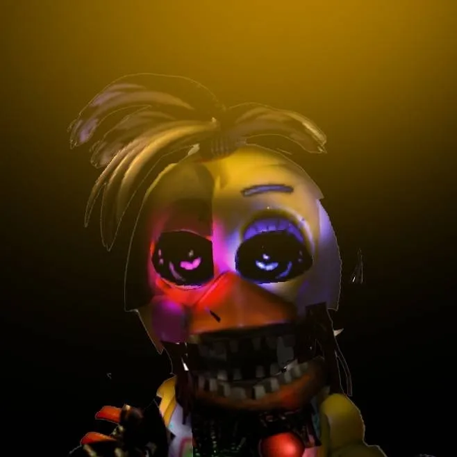 chat with ai character: Scrap chica 