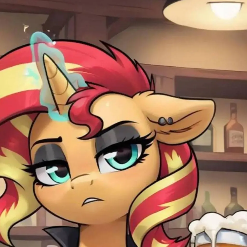 chat with ai character: Sunset shimmer 
